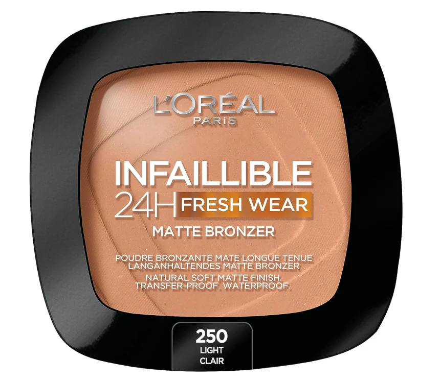 L'Oreal Paris Infaillible 24HR Fresh Wear Matte Bronzer 250 Light Clair