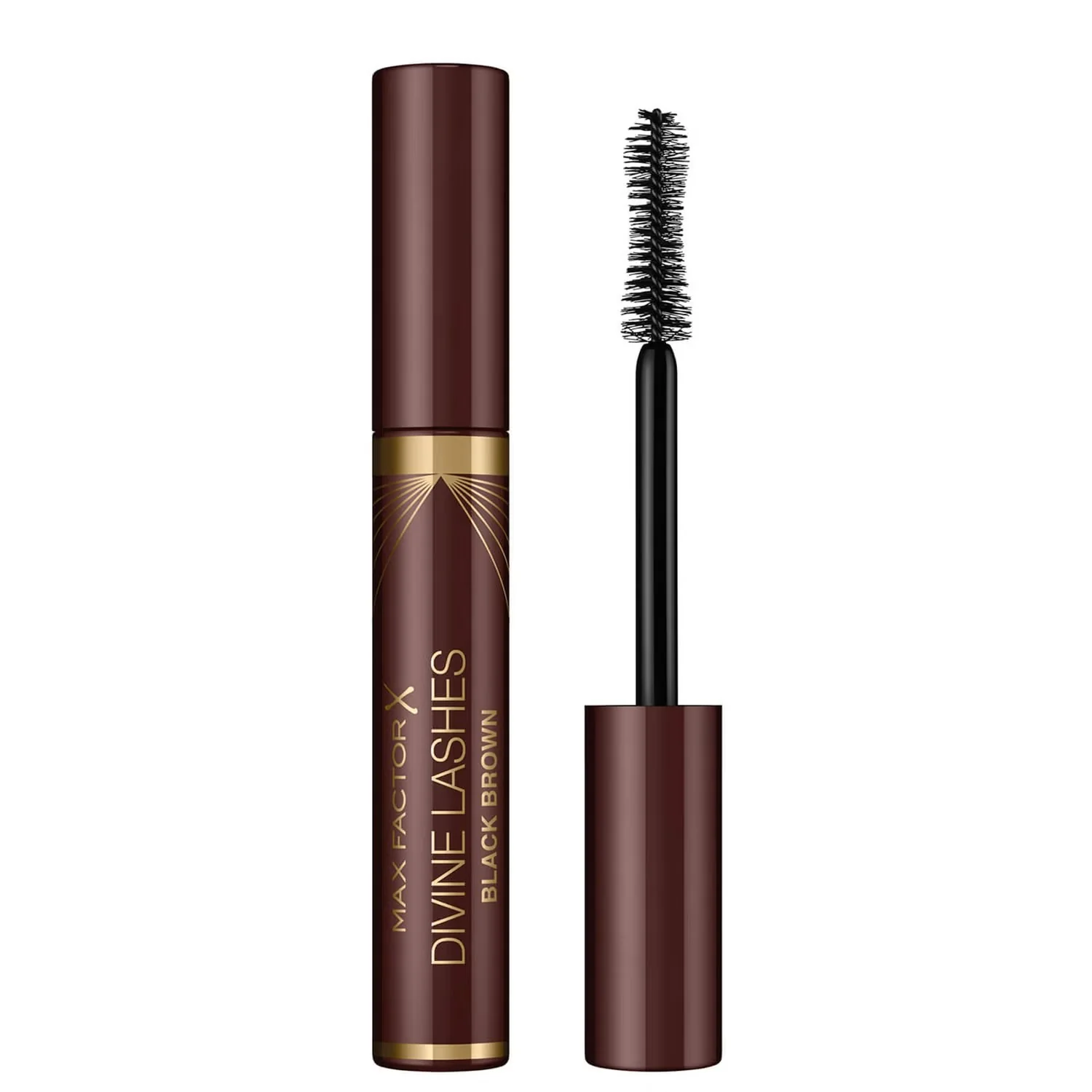 Max Factor Divine Lashes Rich Black Brown Mascara - Image 2