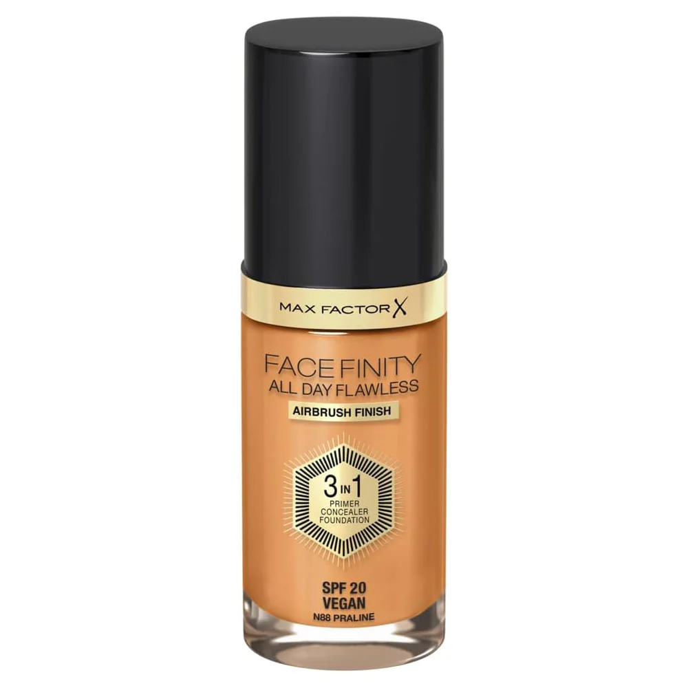 Max Factor Facefinity All Day Flawless 3 IN 1 Foundation N88 Praline