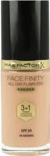 Max Factor Facefinity All Day Flawless Foundation 50 Natural