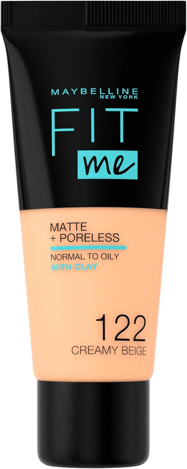 Maybelline Fit Me Foundation Matte & Poreless 122 Creamy Beige