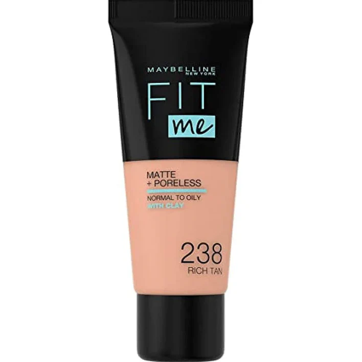 Maybelline Fit Me Foundation Matte & Poreless 238 Rich Tan