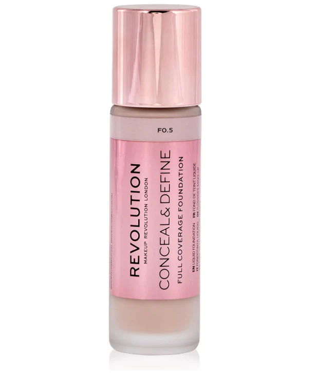 Revolution Conceal And Define Full Coverage Foundation F0.5