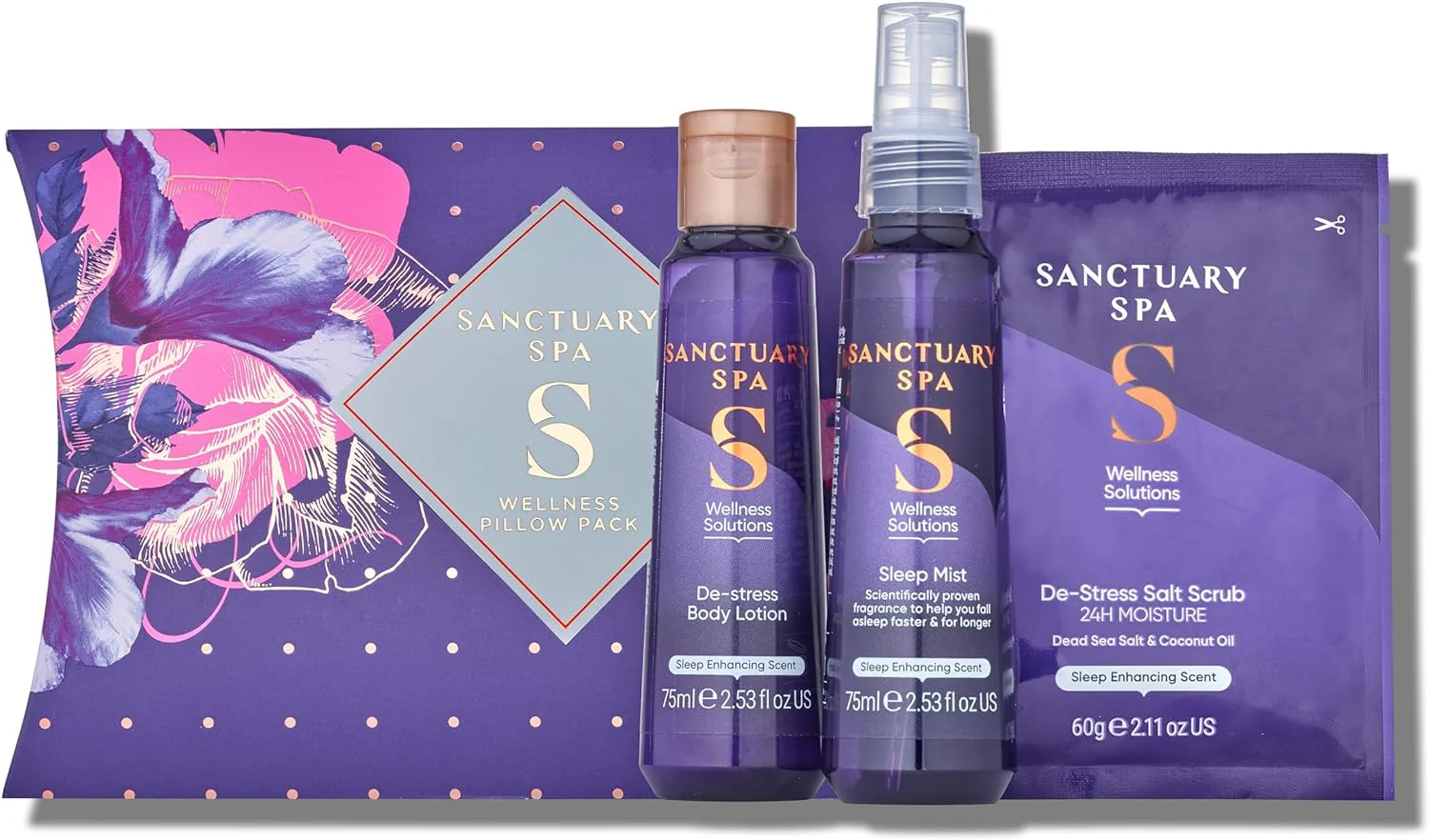 Sanctuary Spa Wellness Pillow Pack Gift Set